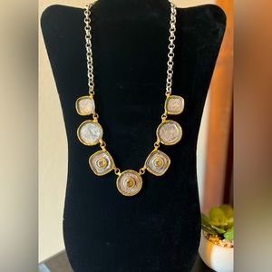 CHICOS Doubled Toned Adjustable Necklace
